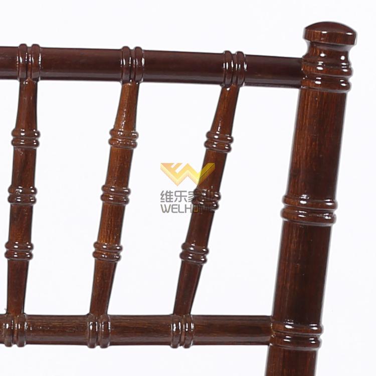 Beech wooden chiavari banquet chair for rental